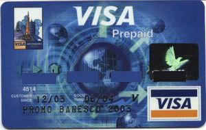 Carta di debito con circuito Visa